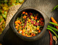 Healthy balanced food at Ayurvedagram Heritage Wellness Center, Bengaluru, Karnataka, India